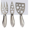 Small 3 Piece Stainless Steel Cheese Tool Set